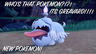 New Pokemon Revealed! Greavard! Pokémon Scarlet and Violet!