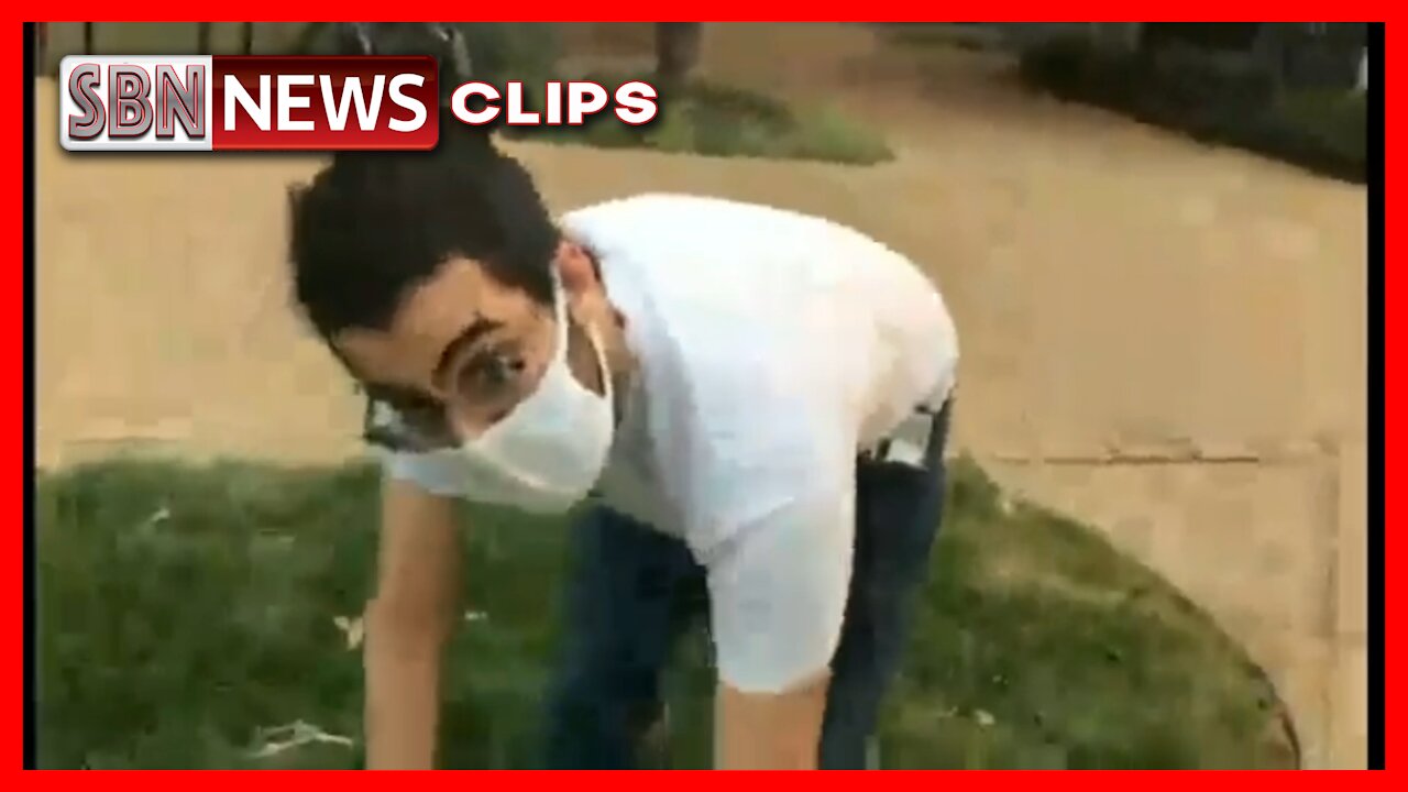 Fadel Alkilani in MO, Filmed Gathering US Flags From a 911 Memorial & Throwing Them Away. - 3606