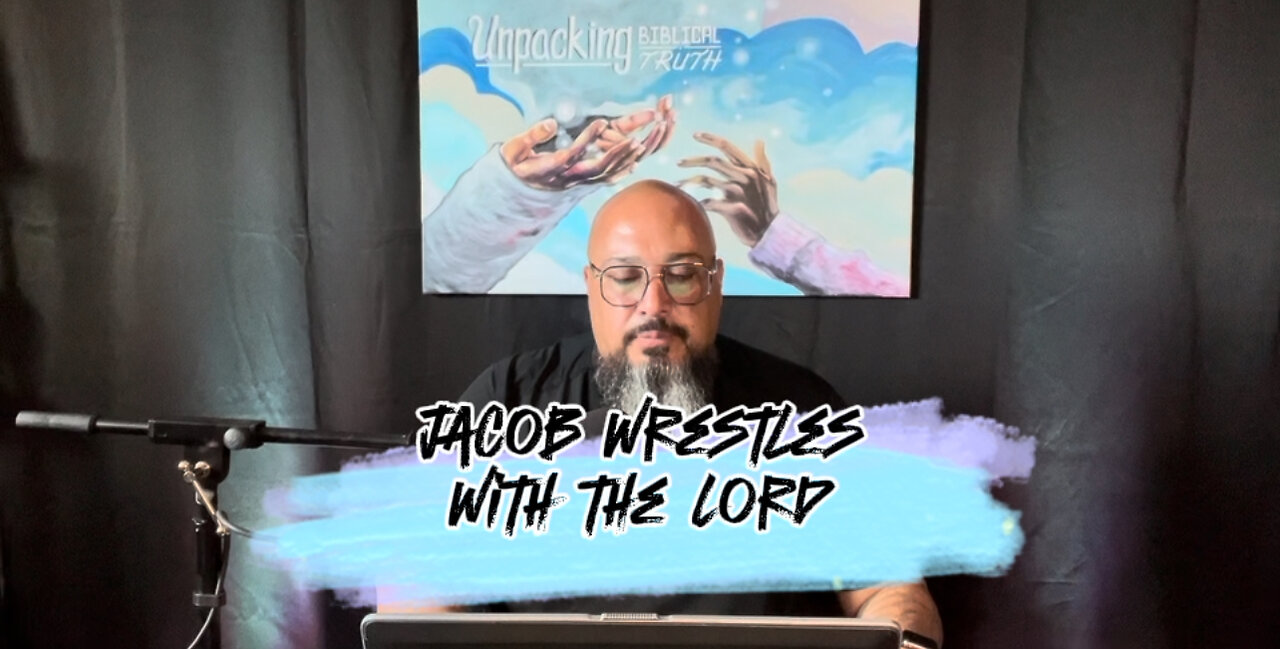 Jacob wrestles with the Lord