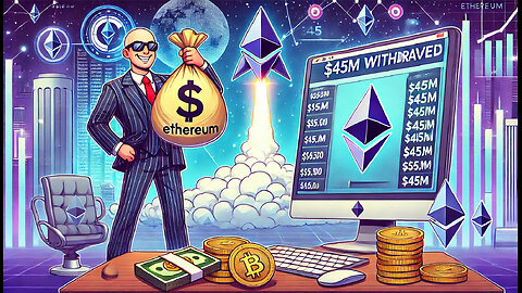 Crypto Tycoon Withdraws $45M in Ethereum! 🚀