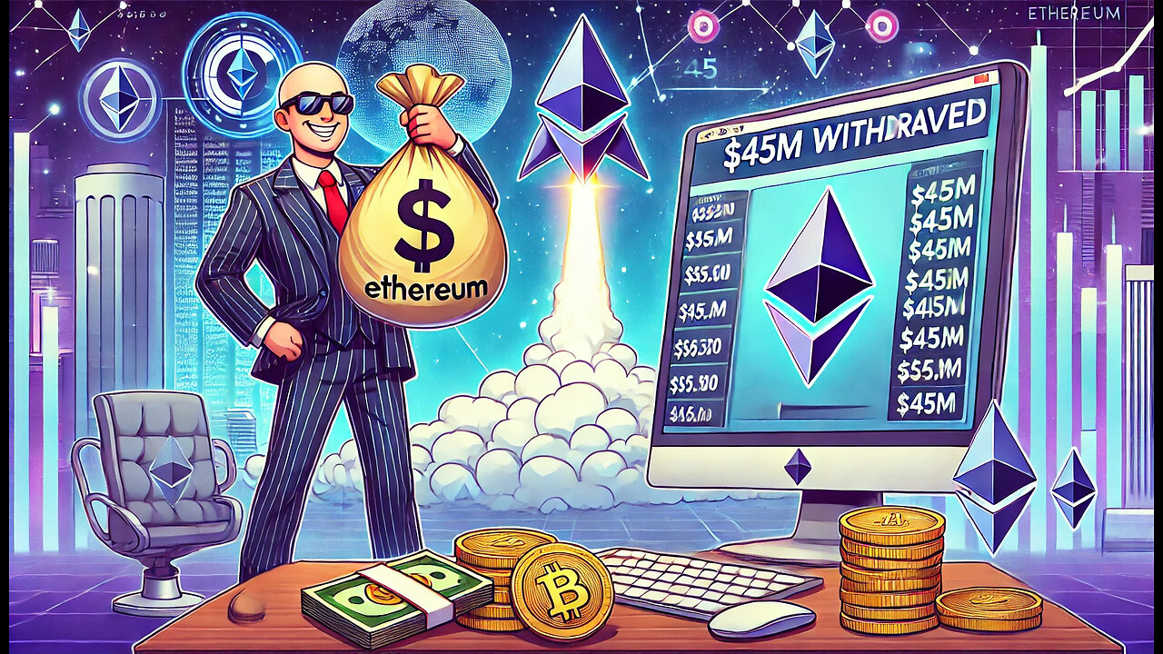 Crypto Tycoon Withdraws $45M in Ethereum! 🚀