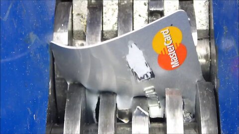 Shredding credit cards, Mastercard