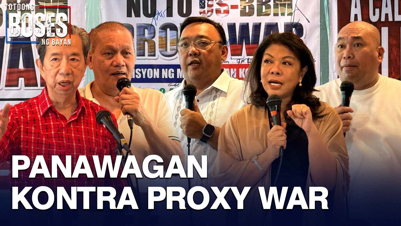 Panawagan kontra proxy war ng Amerika sa Pilipinas, sinimulan na