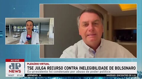 TSE julga recurso contra inelegibilidade de Bolsonaro