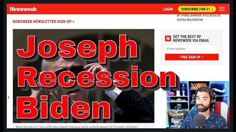 R Is For Recession, Joe Biden Is The Face Of The Controlled Demolition