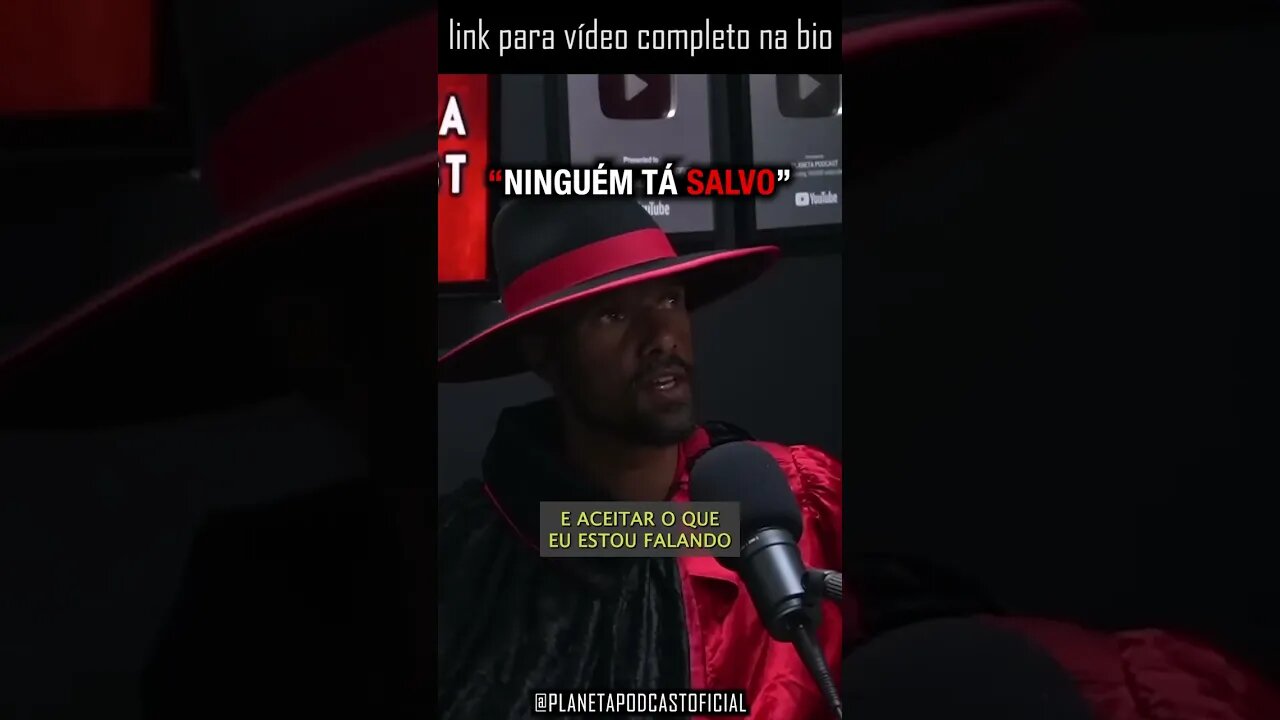 “É O QUE EU FALEI PROS CRENTE” com Toninho do Diabo | Planeta Podcast (Sobrenatural) #shorts