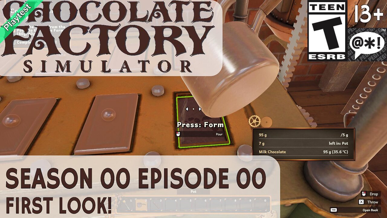 Chocolate Factory Simulator Playtest (2024 Episode 00) First Look