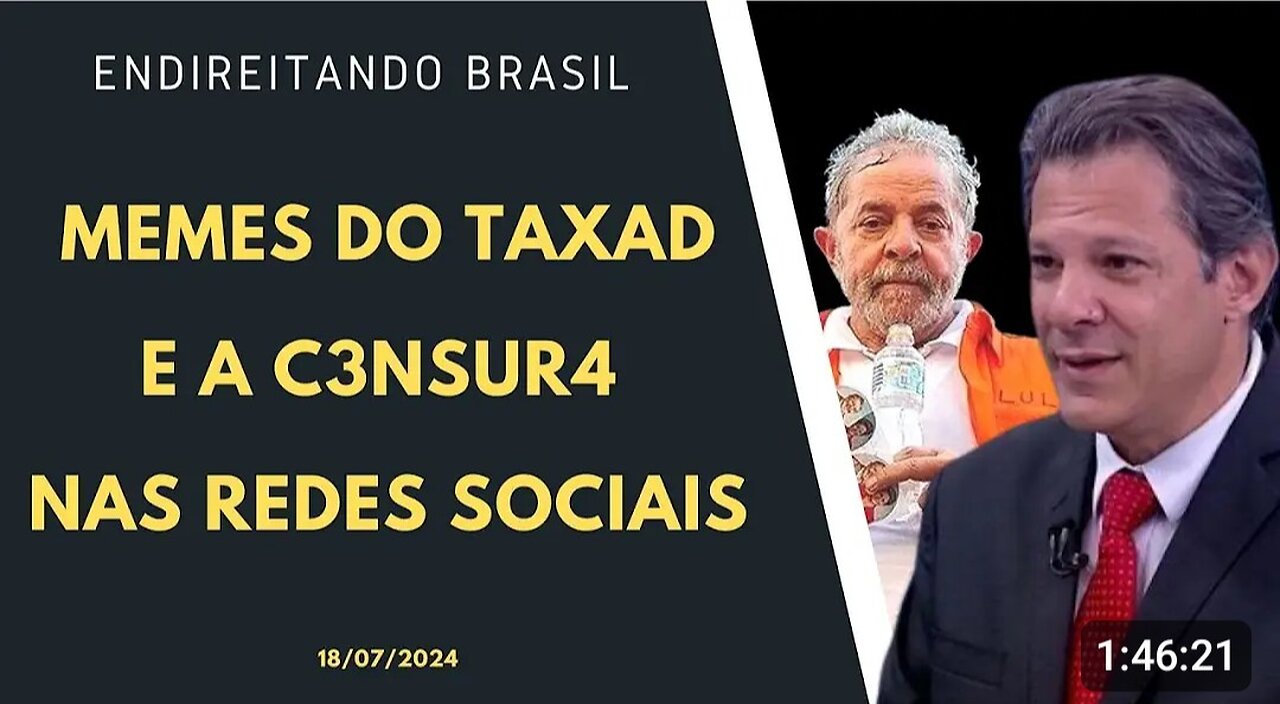 MEMES DO TAXAD E A Censura NAS REDES SOCIAIS