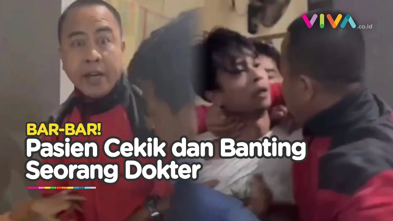 HEBOH! Dokter Puskesmas Dicekik dan Dibanting Pasien