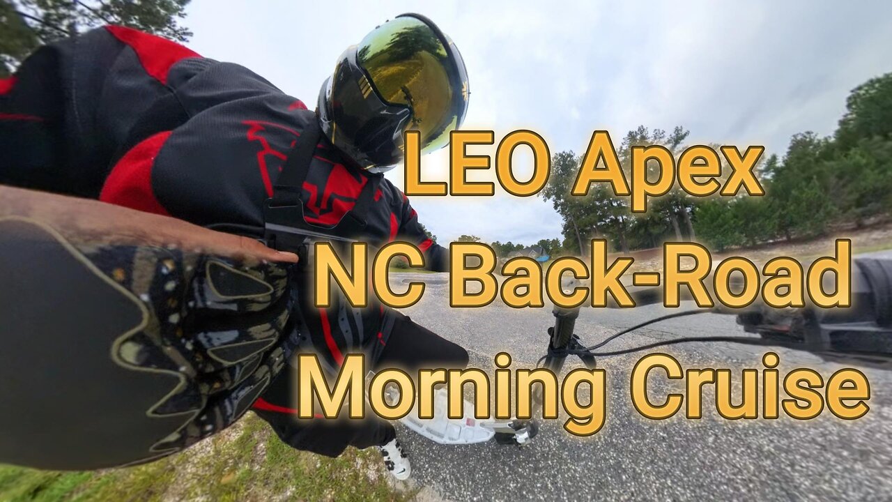 LEO APEX HYPERSCOOTER: North Carolina Backroad Morning Cruise