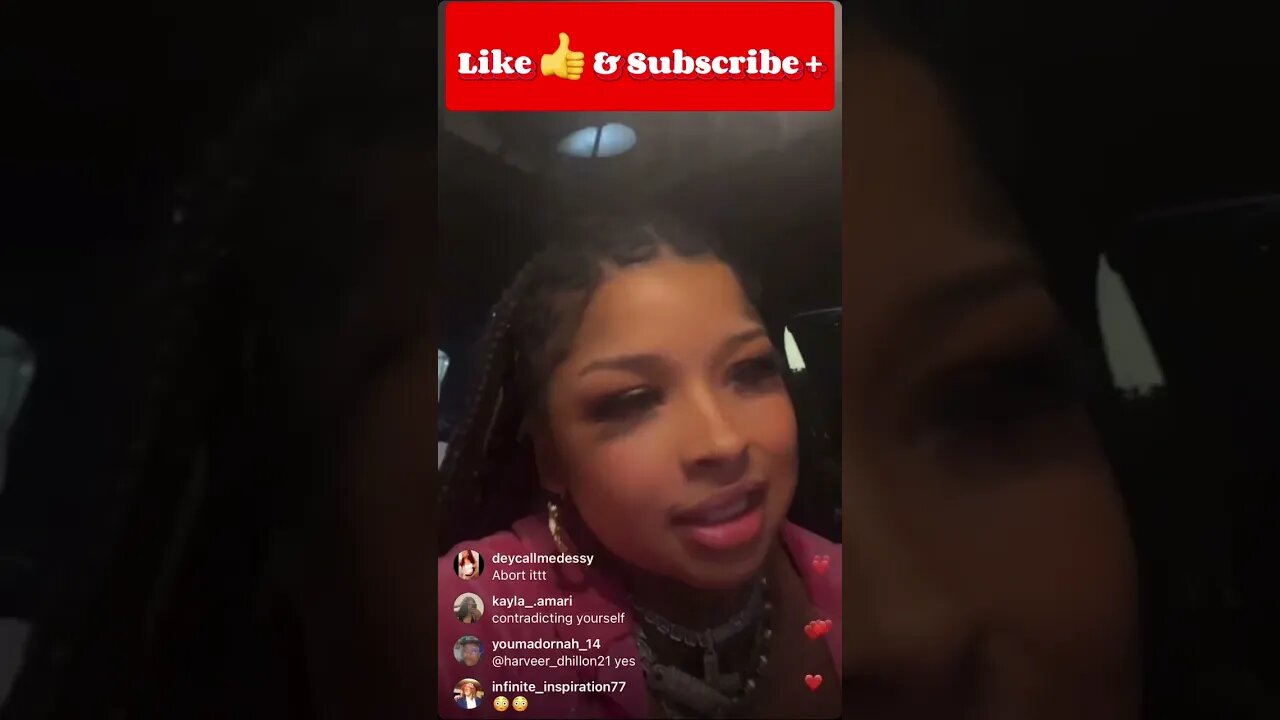 CHRISEAN ADDRESS EVERYTHING, Being Pregnant, Abortion, BlueFace Tweets/Break Up Rumour 20.01.23.