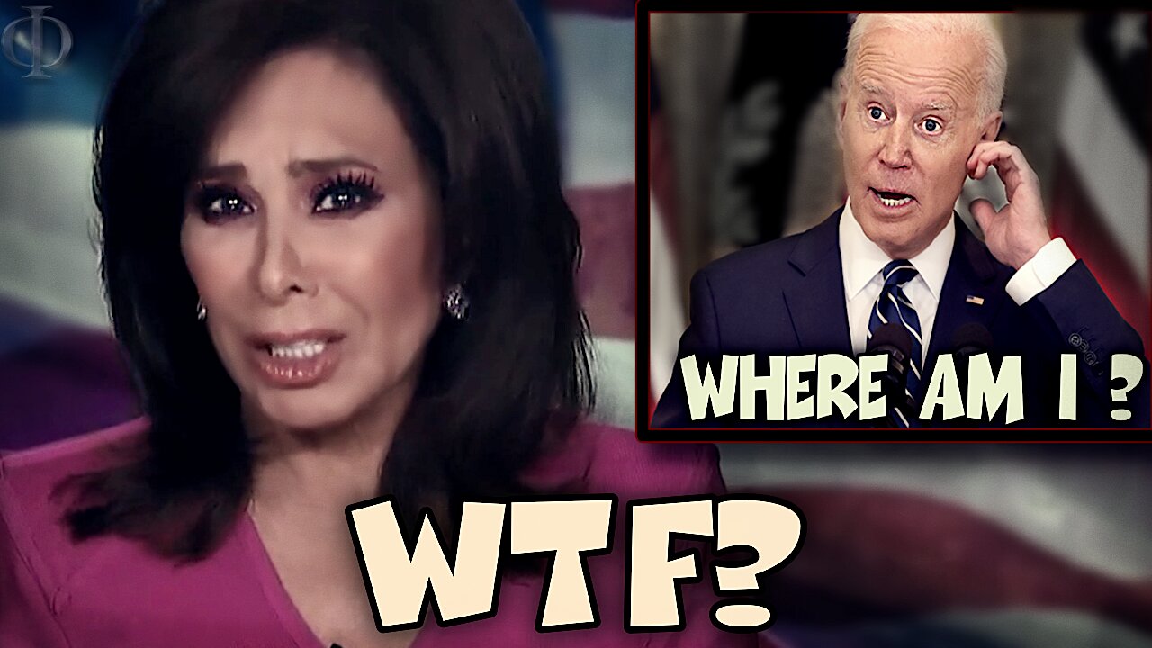 Judge Jeanine reacts to Joe Bidens pathetic press conference