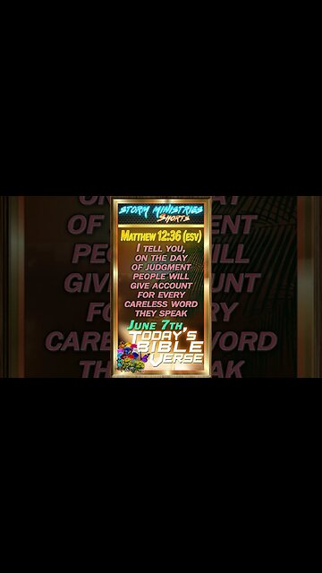 JUN 07, 2023 | The CONSEQUENCE of CARELESS Words - UNLOCK what caring for others means! Mt 12:36 ESV