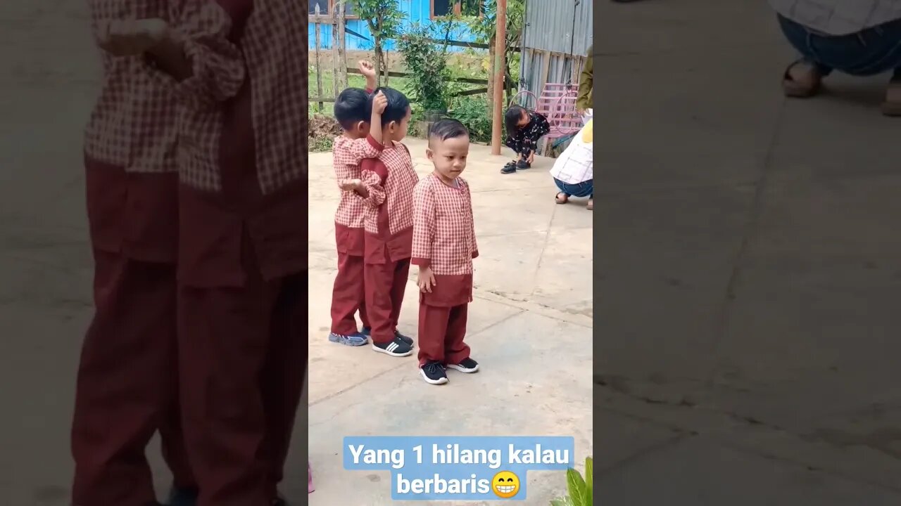 belajar berbaris anak paud 😁 #shorts #short #paud #anak #sekolah #tk #shortvideo