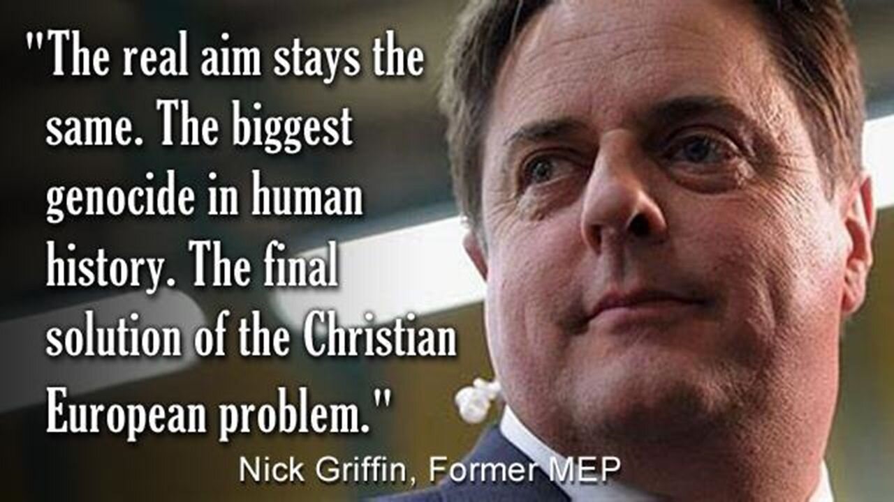 Nick Griffin Exposes the Zionist Kalergi Plan For European Ethnocide