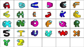 Drawing Alphabet Lore but Everyone is Sus | A-Z