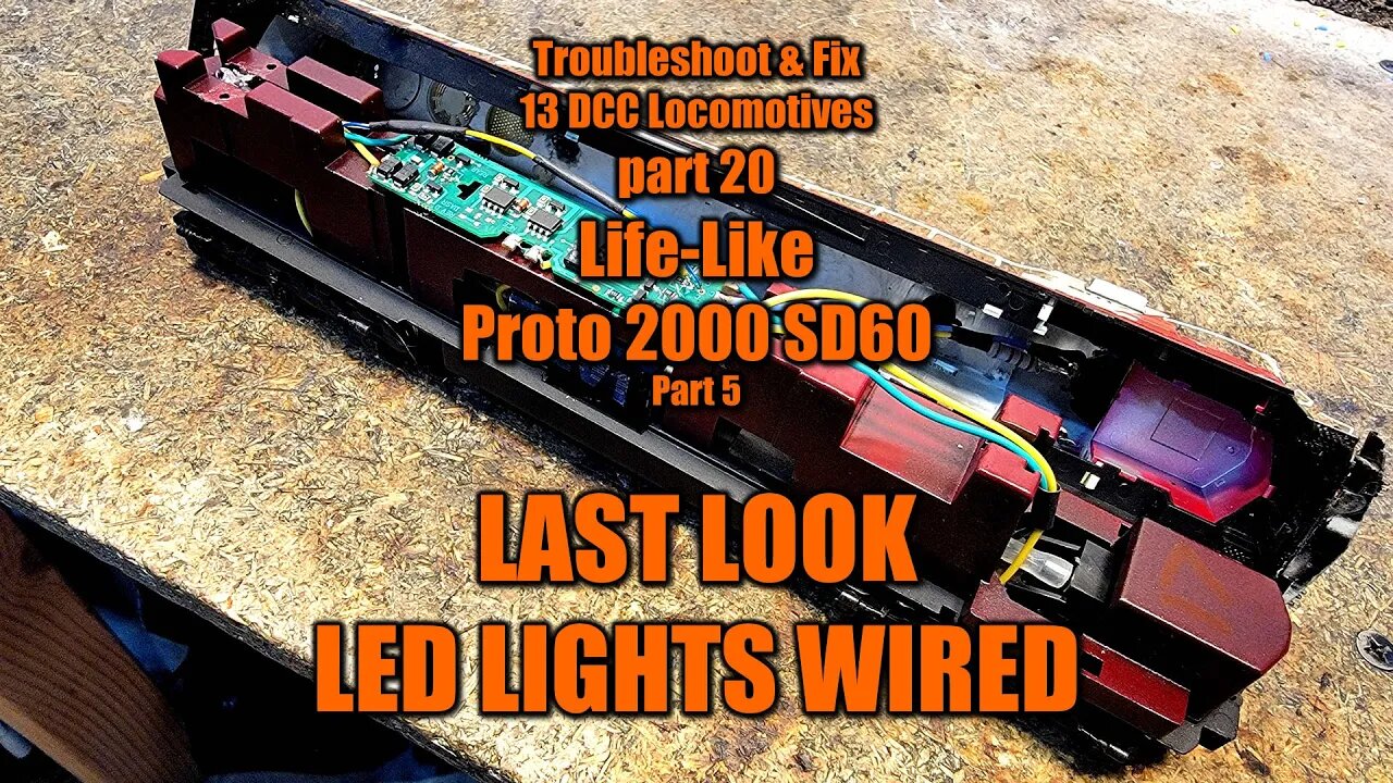 20 Life-LIke Proto 2000 SD60 LAST LOOK LED Lights