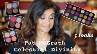 Pat McGrath Celestial Divinity | Mothership Mega & Luxe Quads - 5 Looks |