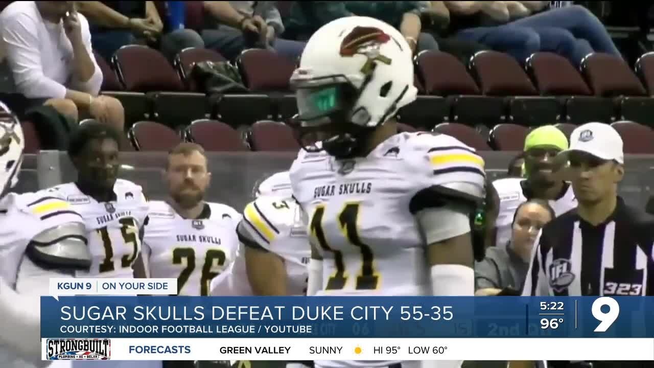 Sugar Skulls win at Duke City 55-35