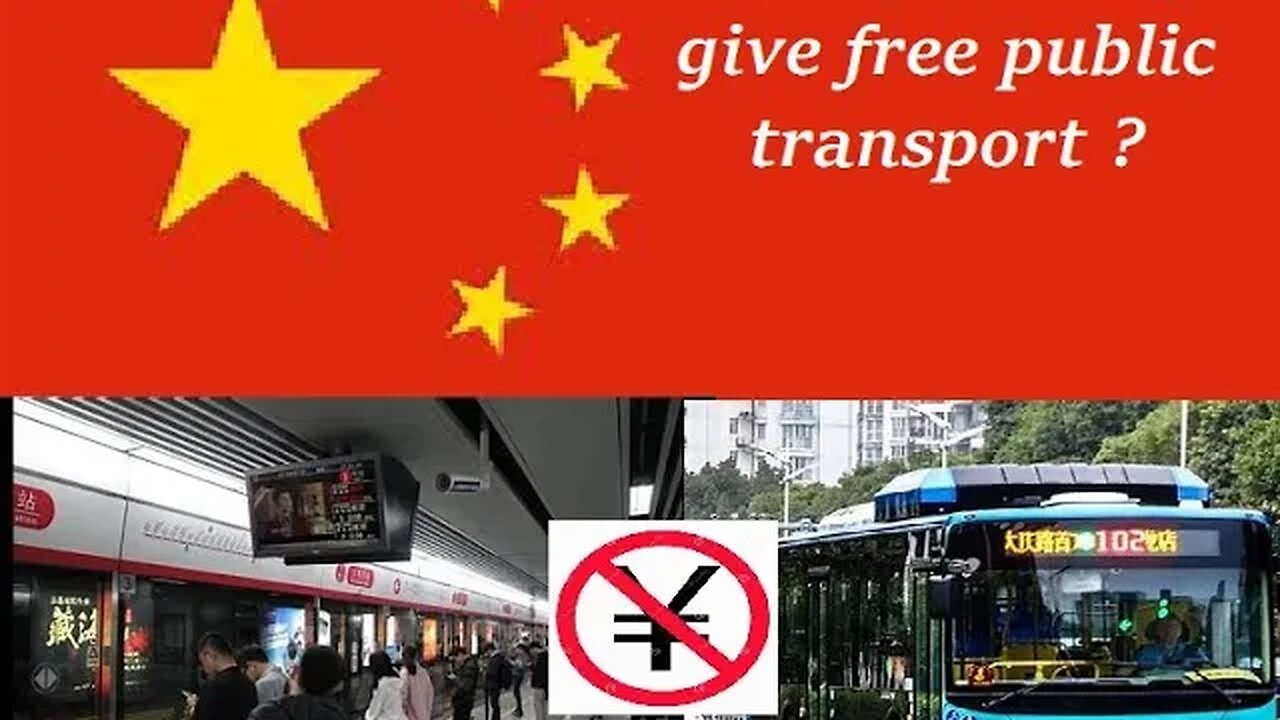 Chinese Government vs the world in regards to public transport concessions. Free transport policy.