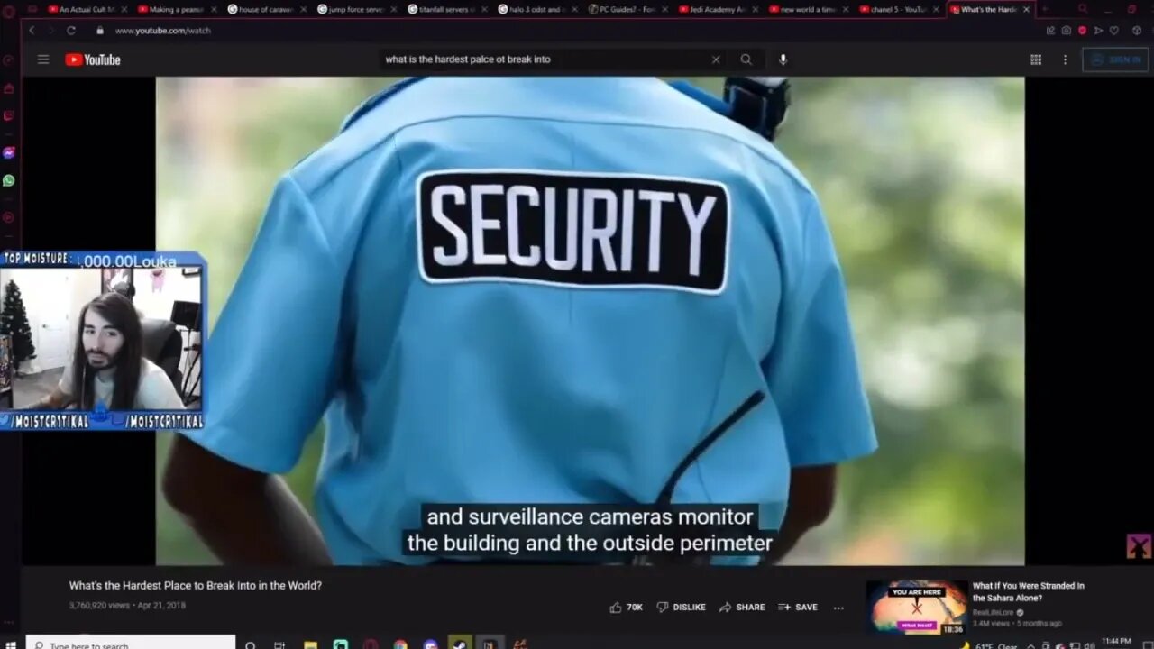 MoistCr1tikal Reacts To What’s The Hardest Place To Break Into In The World