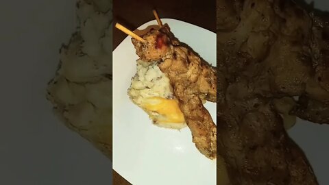 #kabobs #cheesypotatoes