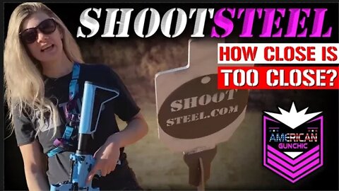 Steel Targets!!! Close Range AR Training w/Steel!! How close is too close??