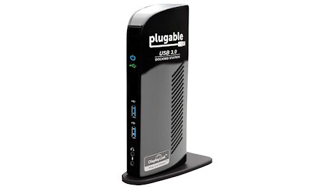 Plugable USB 3 0 Universal Laptop Docking Station Dual Monitor for Windows and Mac Dual
