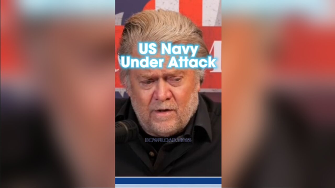 Steve Bannon: US Navy Swarmed by Houthi (CIA) Drones While Biden Relaxes on Vacation - 12/28/23