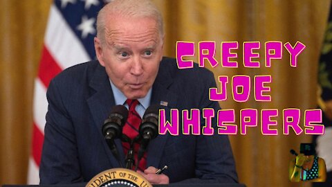 The REAL reason Creepy Joe Biden was whispering....