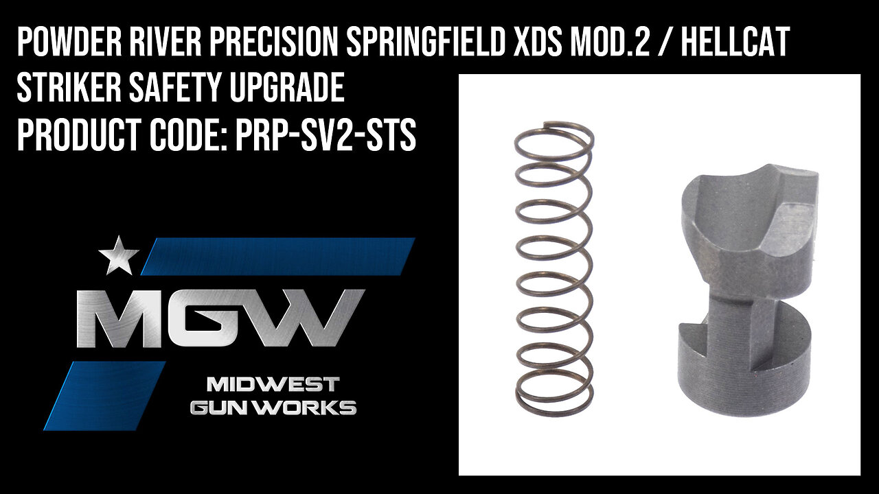 Powder River Precision Springfield XDS Mod.2 / Hellcat Striker Safety Upgrade - PRP-SV2-STS