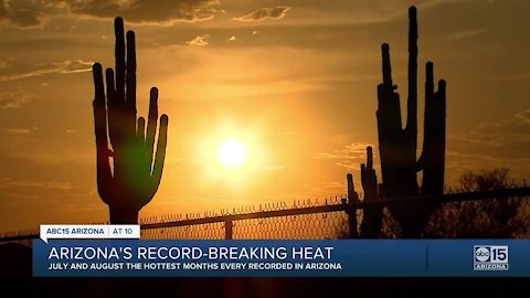 Phoenix sets high-temperature record; crews rescue hikers