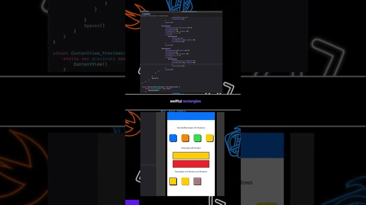 Neubrutalism UI - SwiftUI 🎨 #shorts