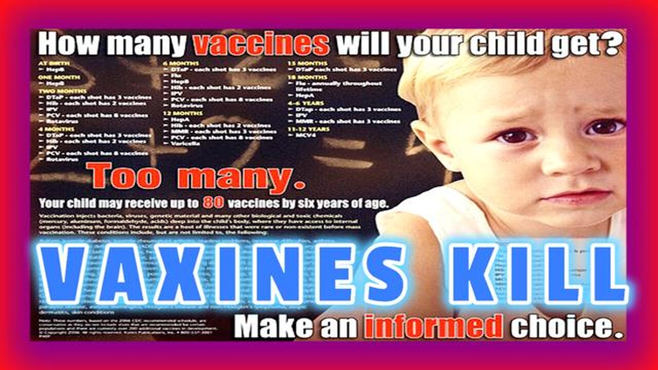 Every 'Vaccine' Causes Disease... They Should All Be Banned.