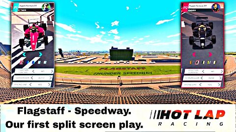 Switch Hot Lap Racing G1, 2P local splitscreen Quick Race on Speedway, Mygale Formula 3 Rs!