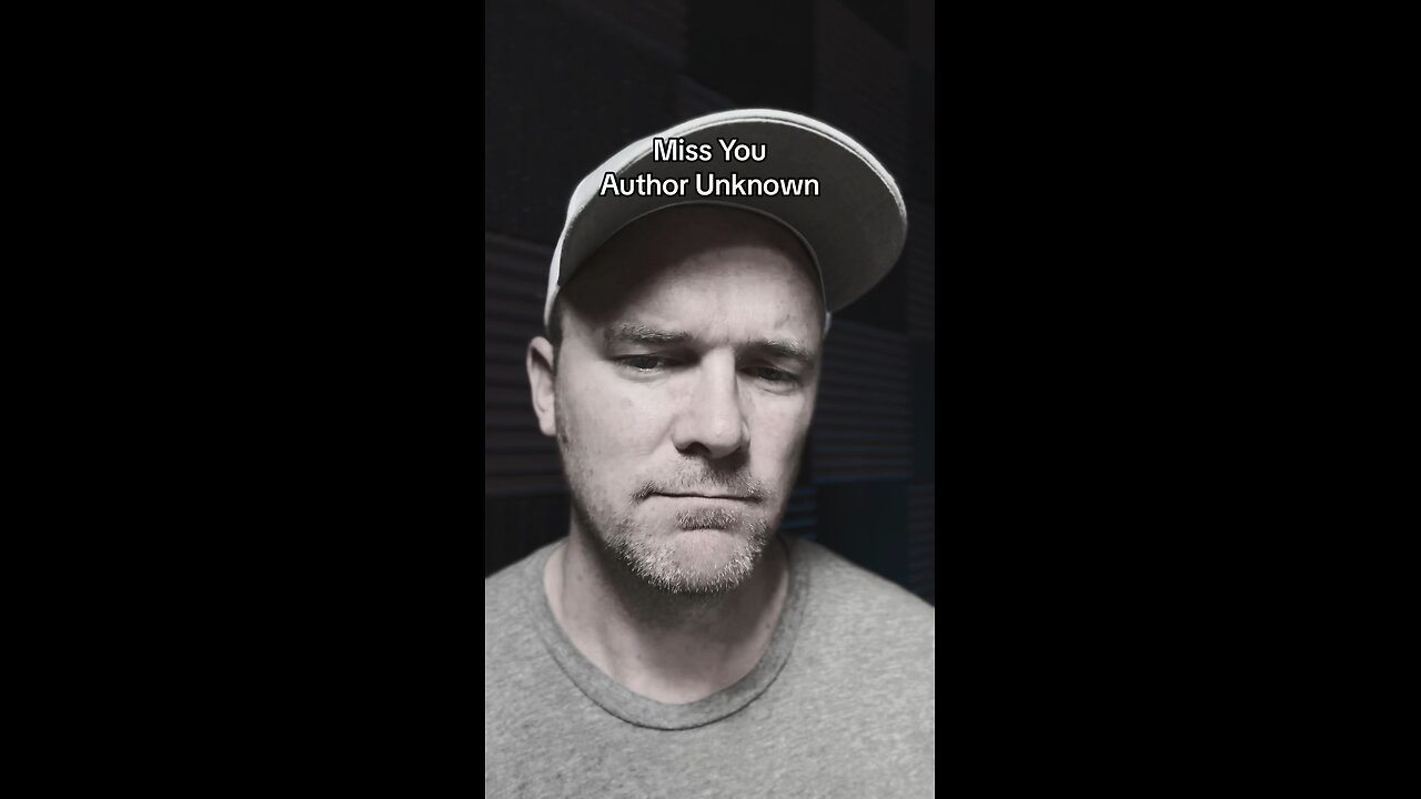 Miss You - Author Unknown - a Poem about loss