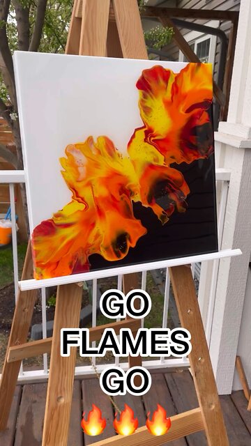 SALE #17 FLAMES #shorts #forsale #art #goflames #edmontonsucks #battleofalberta