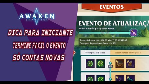 DICA RAPIDA / SÓ CONTA NOVAS / FINALIZE FACIL O EVENTO