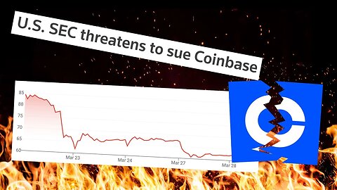 Coinbase Stock TANKS After SEC Threat