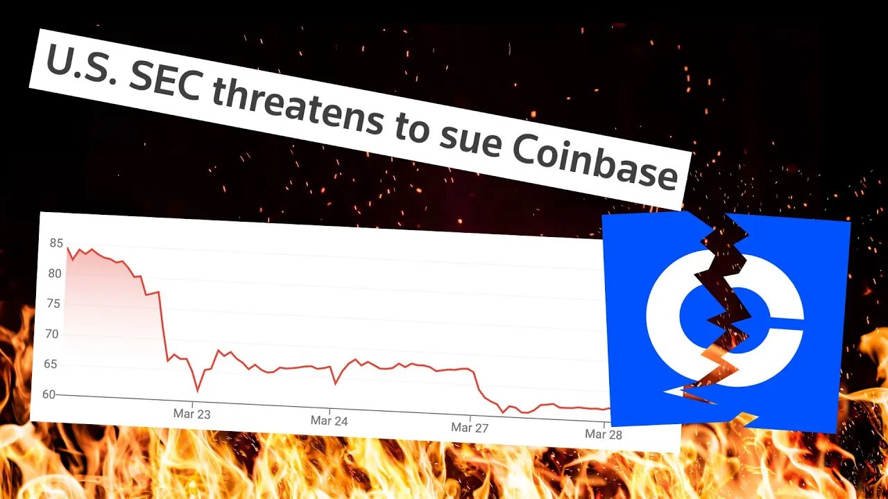 Coinbase Stock TANKS After SEC Threat
