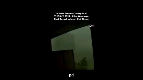 INSANE sound from the SKY and something else APPEARS;MUST WATCH!!!!!!!!!!