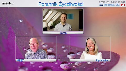 PORANNIK ŻYCZLIWOŚCI - 10 lipca 2023 - Dziś gościem Agnieszki i Ziggy'ego jest Tôma