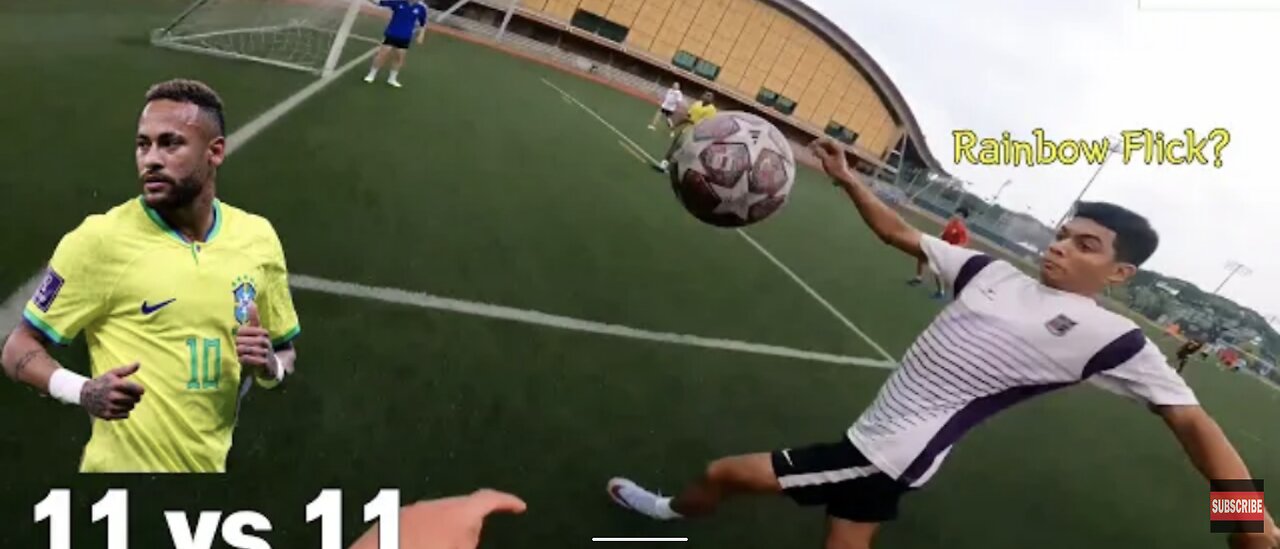 I challenged the Neymar Rainbow skill in Singapore