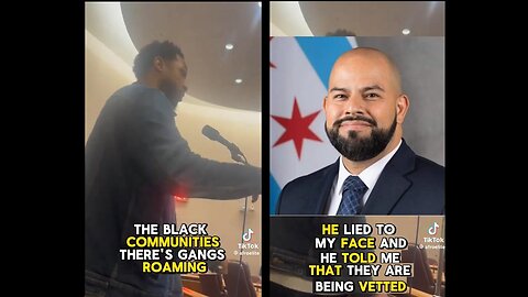 Chicago Man Angry at City Flooding Black Communites w/ Unvetted Illegals & Lying About It
