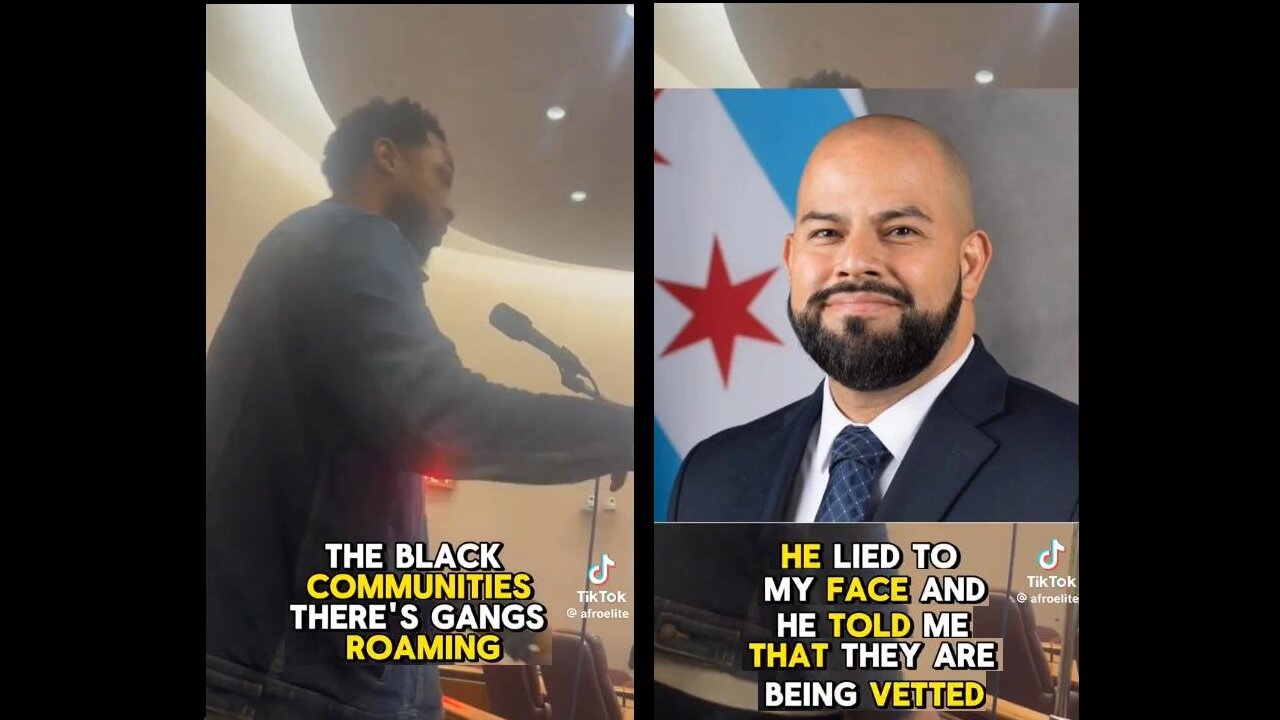 Chicago Man Angry at City Flooding Black Communites w/ Unvetted Illegals & Lying About It