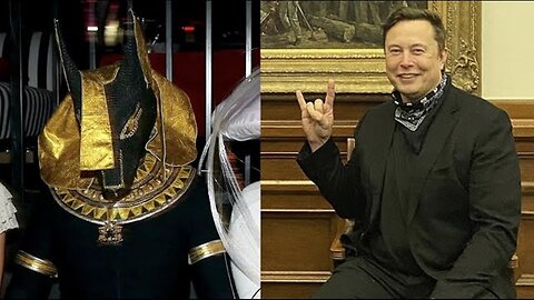 ELON dresses up as EGYPTIAN GOD of the UNDERWORLD as he pushes forward to put BRAIN CHIP in humans!