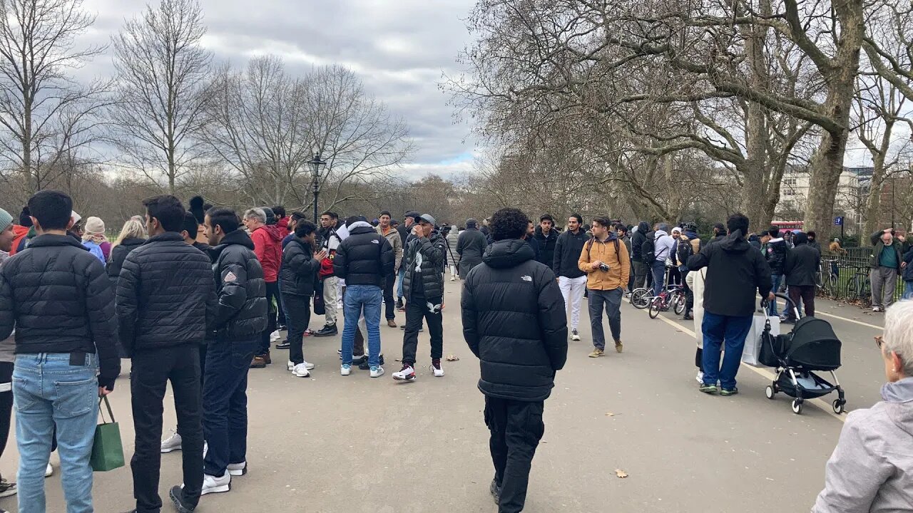 Live from speakers corner, Uncle Usman, Hashim, Mansour and Siraj.
