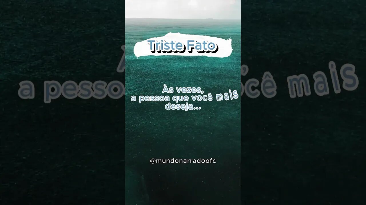 Triste fato #shorts