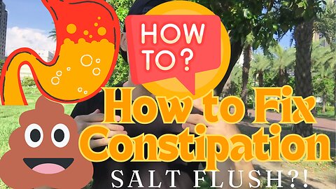 CONSTIPATED? I Pray This Video Finds You. Remedy + Education | Not Professional Medical Advice.