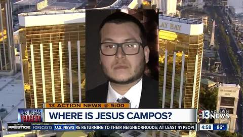 MGM says security guard Campos is safe but not ready to talk